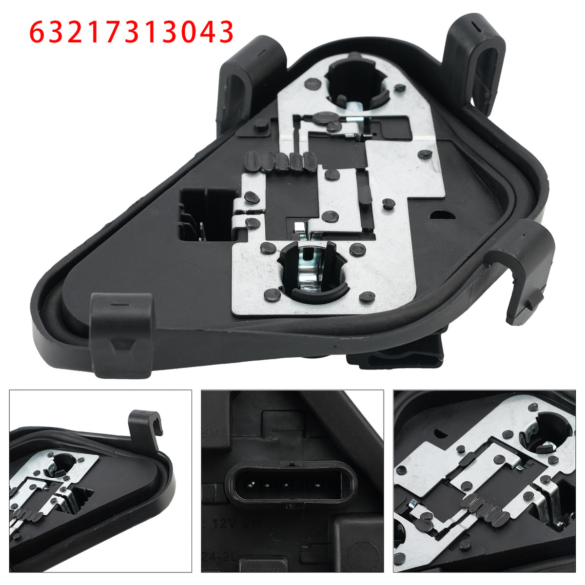 2011-2015 BMW 3 SERIES F30 F80 Sedan (PRE-LCI) Rear Left Bulb Holder Socket 63217313043 Generic