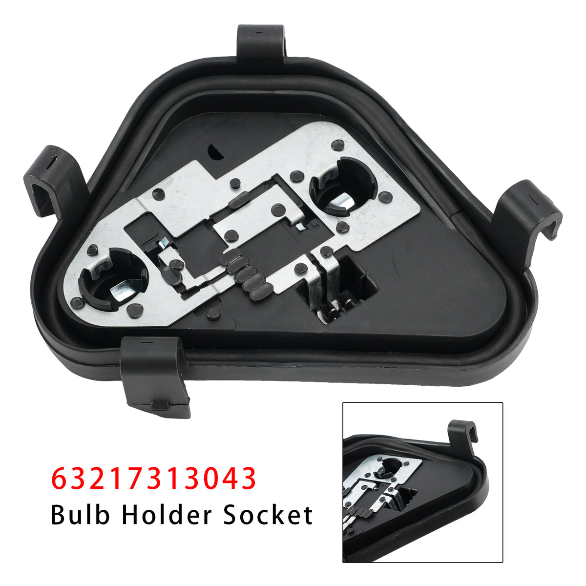 2011-2015 BMW 3 SERIES F30 F80 Sedan (PRE-LCI) Rear Left Bulb Holder Socket 63217313043 Generic