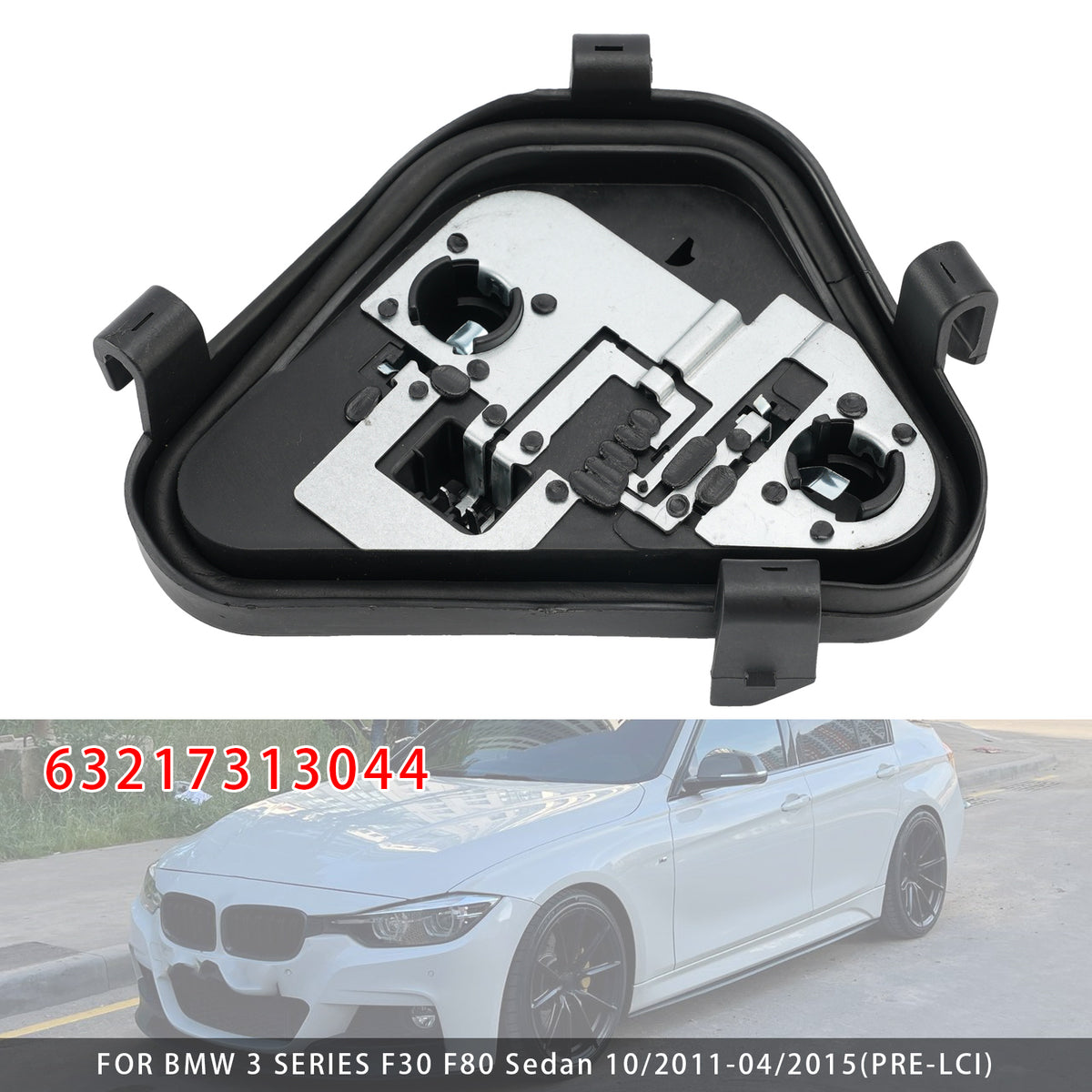 2011-2015 BMW 3 SERIES F30 F80 Sedan (PRE-LCI) Rear Right Bulb Holder Socket 63217313044 Generic