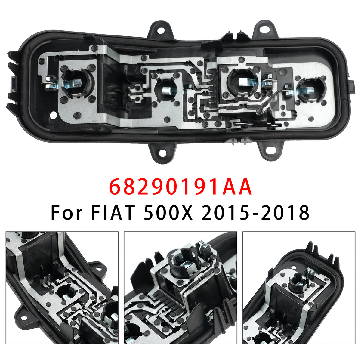 2015-2018 FIAT 500X Tail Lamp Light Socket 68290191AA 77367351 Generic