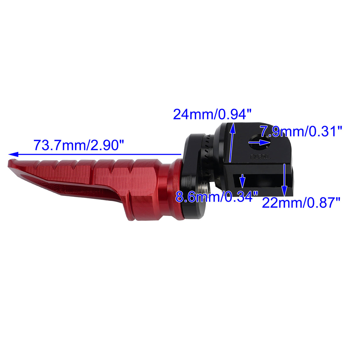 2026- Thruxton 400 Front Footrests Foot Pegs Generic