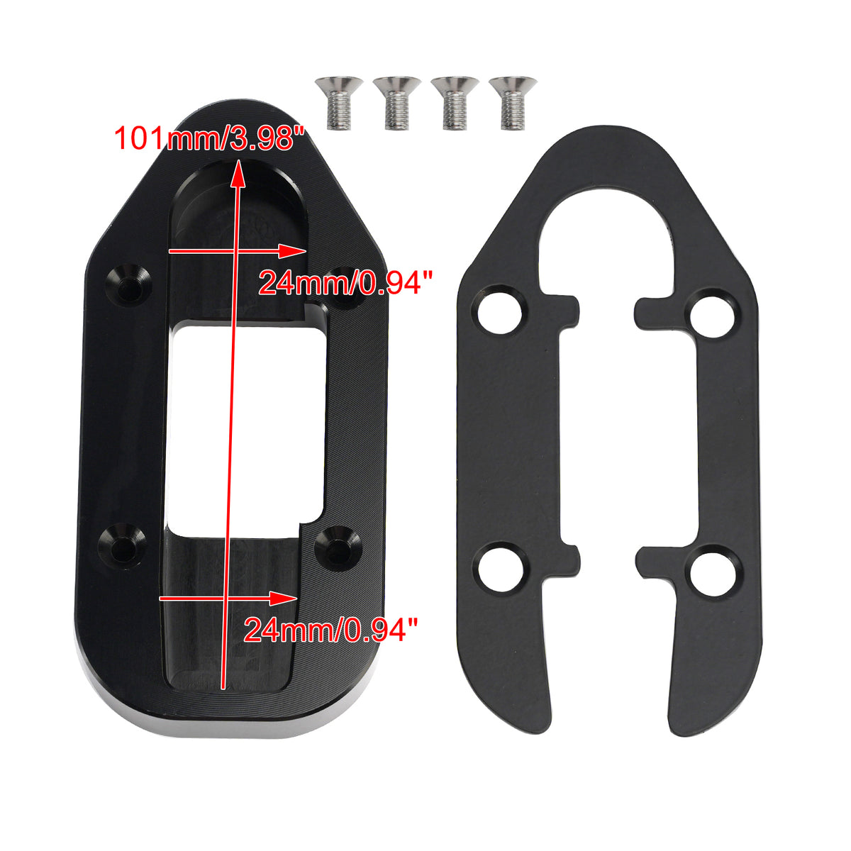 2016-2026 Indian Motorcycle Scout Bobber Kickstand Enlarge Plate Pad Generic