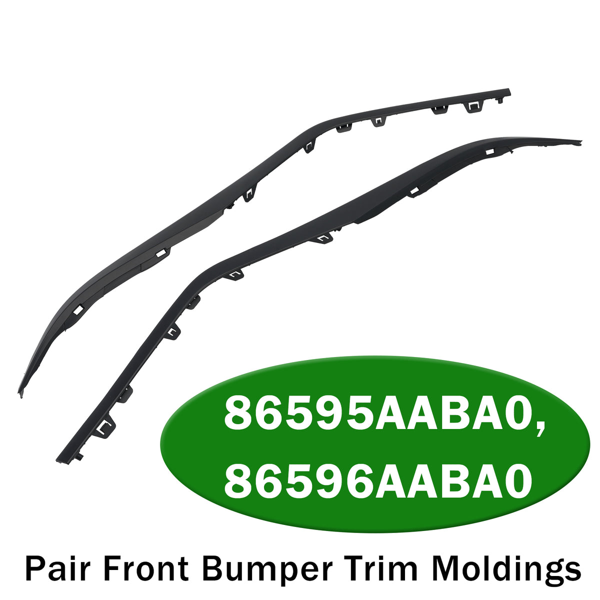 2024 Hyundai Elantra N Line Ultimate Pair Front Bumper Trim Moldings Left & Right 86595AABA0 86596AABA0 Generic