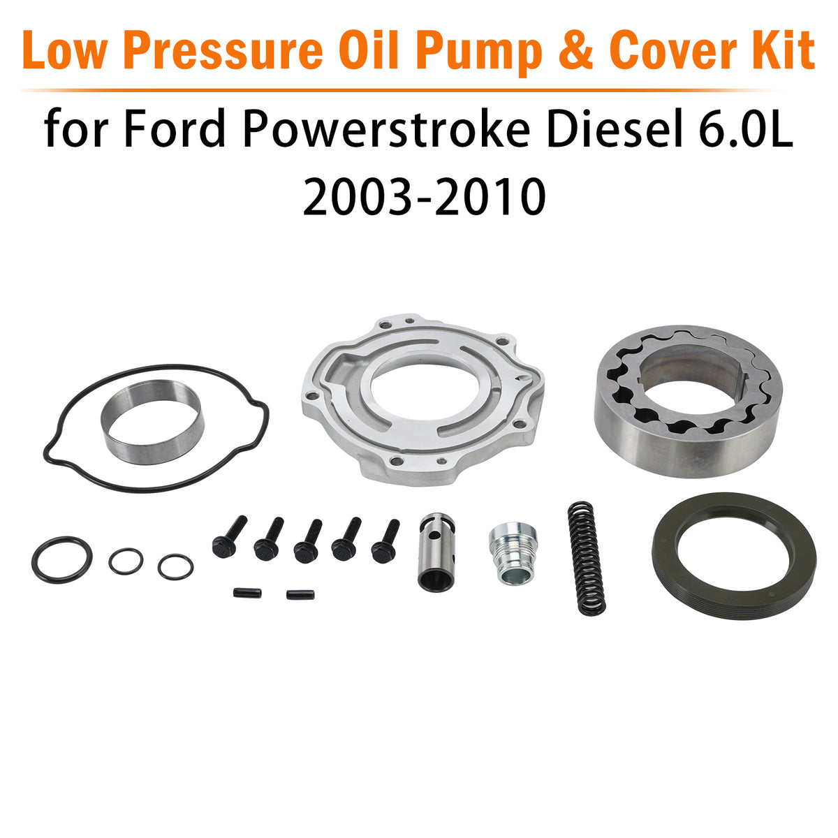 2003-2010 Ford 6.0L Powerstroke Low Pressure Oil Pump & Cover Kit 3C3Z-6700-BA 3C3Z-6616-BA Generic