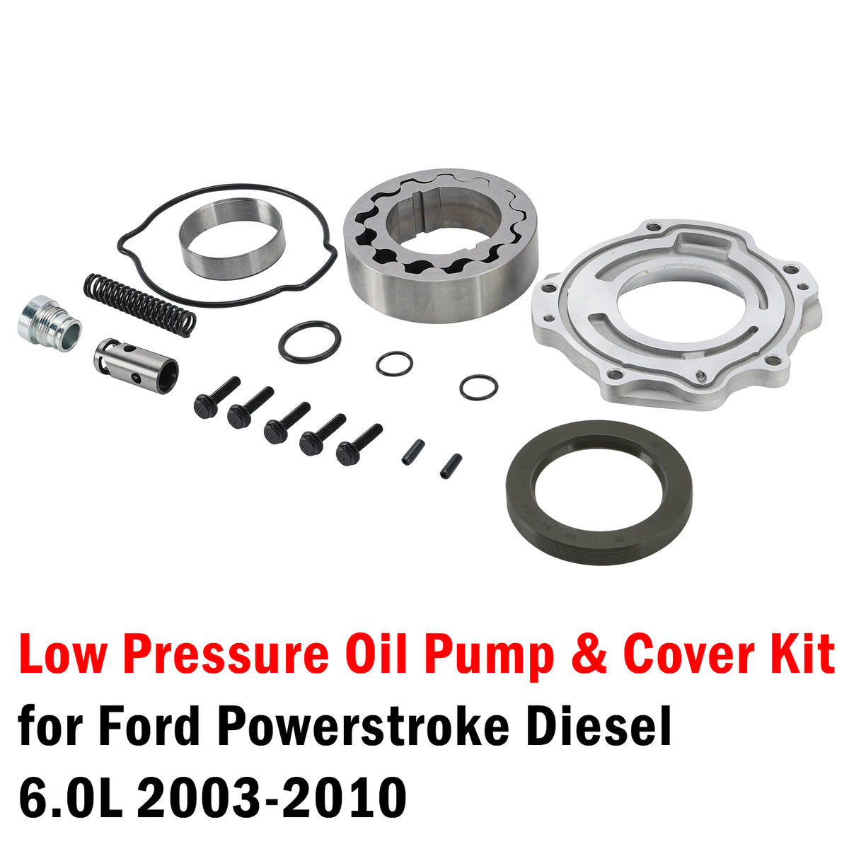 2003-2010 Ford 6.0L Powerstroke Low Pressure Oil Pump & Cover Kit 3C3Z-6700-BA 3C3Z-6616-BA Generic