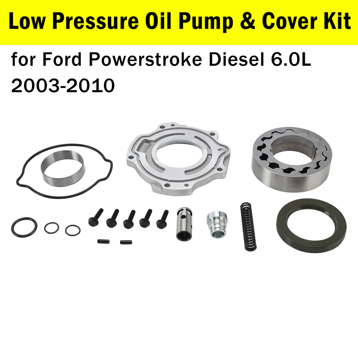 2003-2010 Ford 6.0L Powerstroke Low Pressure Oil Pump & Cover Kit 3C3Z-6700-BA 3C3Z-6616-BA Generic