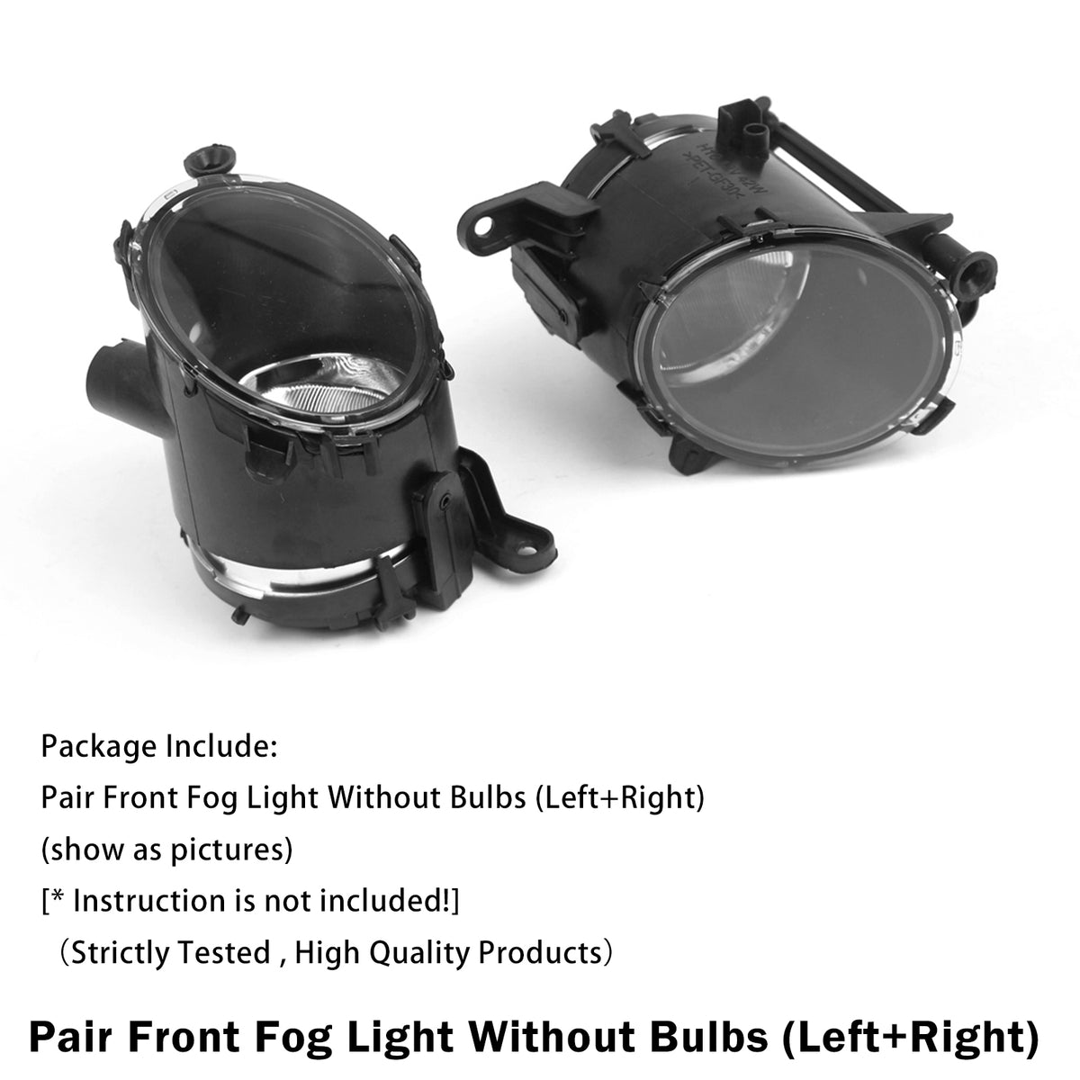 2010-2017 Vauxhall Meriva Pair Front Fog Light Lamp 13281271 22865974 Generic