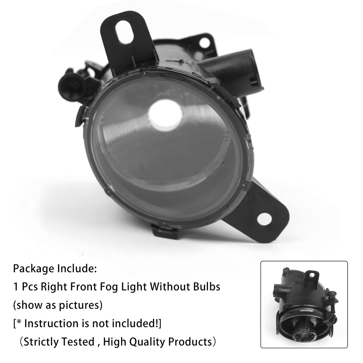 2011-2019 Vauxhall Corsa Petrol Hatch Right Front Fog Light Lamp 475720525 13253626 Generic