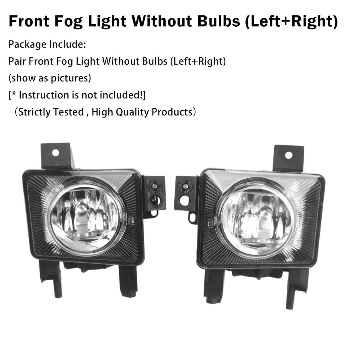 2005-2009 Vauxhall Vectra C Pair Front Fog Light Lamp 1710362 1710363 Generic