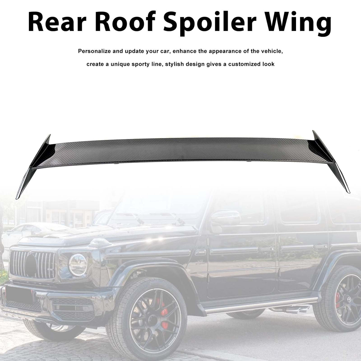2025- Mercedes Benz G-Class W465 Carbon Fiber Rear Roof Spoiler Wing Generic