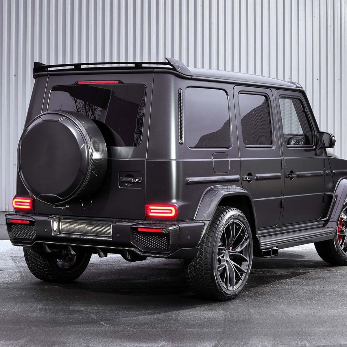 2025- Mercedes Benz G-Class W465 Carbon Fiber Rear Roof Spoiler Wing Generic