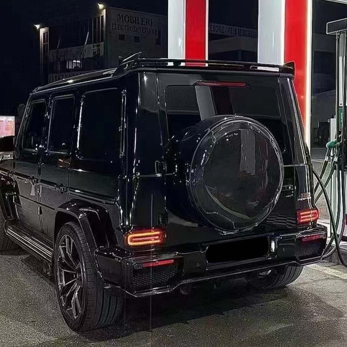 2025- Mercedes Benz G-Class W465 Carbon Fiber Rear Roof Spoiler Wing Generic