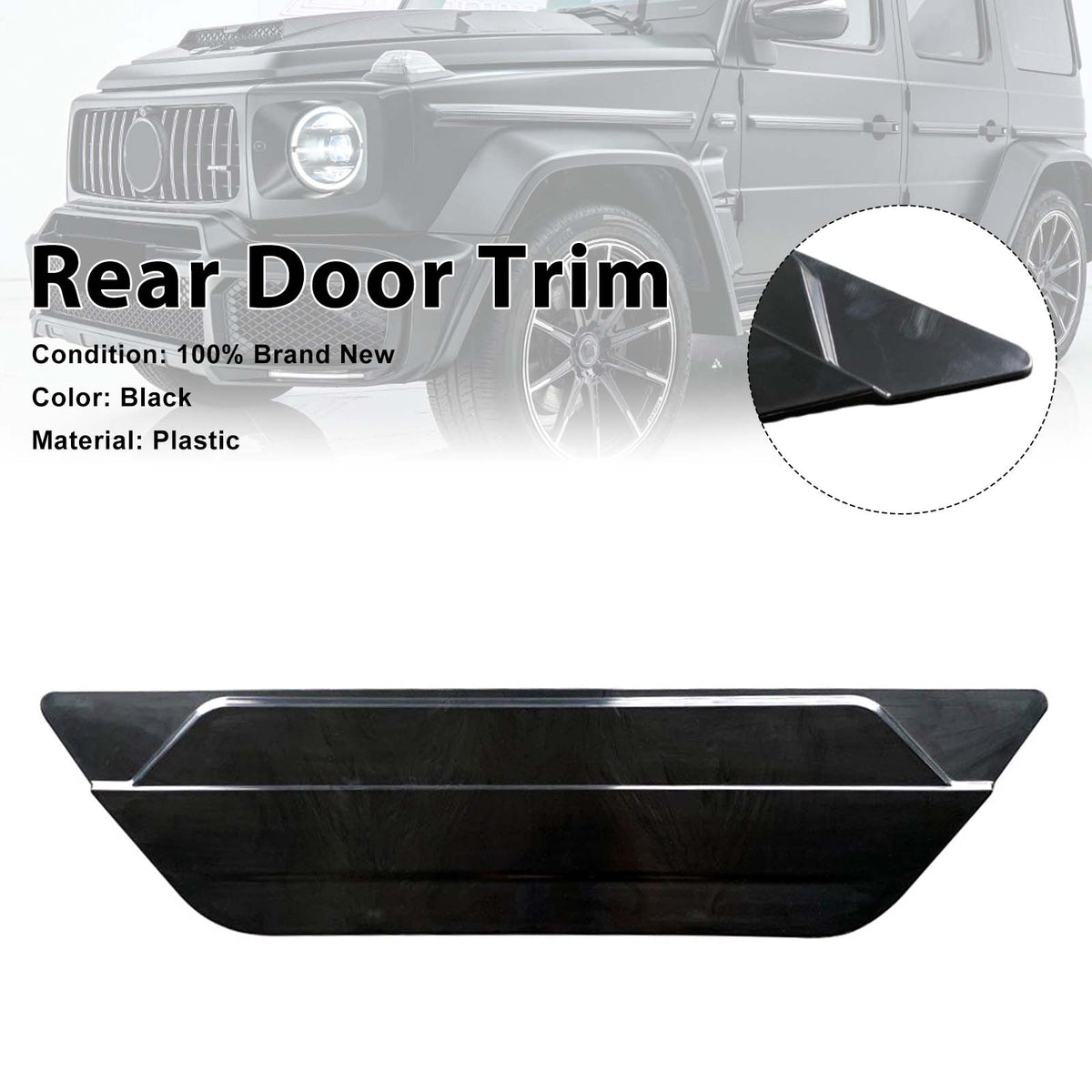 2025- Mercedes Benz G-Class W465 Spare Tire Mount Holes Cover Generic