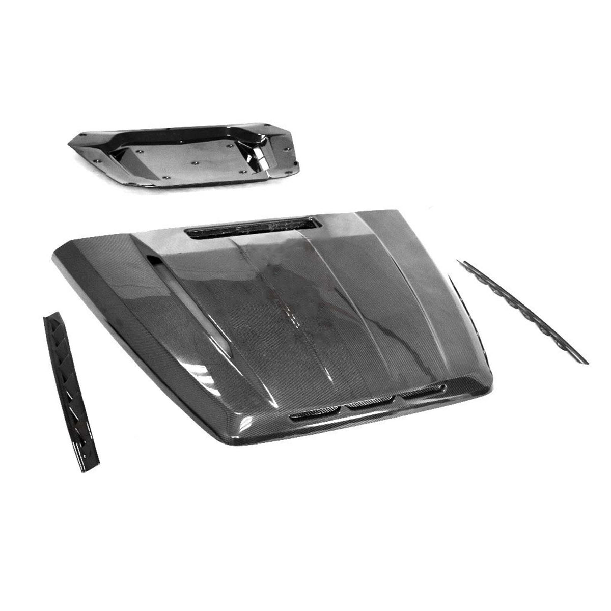 2019-2023 Mercedes Benz G-Class W464 W463A Carbon Fiber Shark Style Front Hood Panel Generic