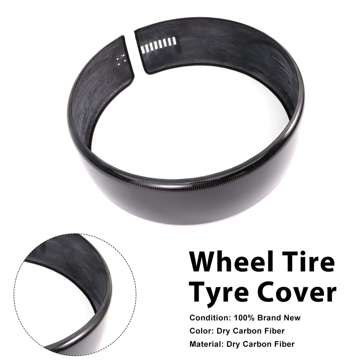 2019-2023 Mercedes Benz G Class W463 W464 W465 Carbon Fiber Spare Wheel Ring Tire Cover Generic