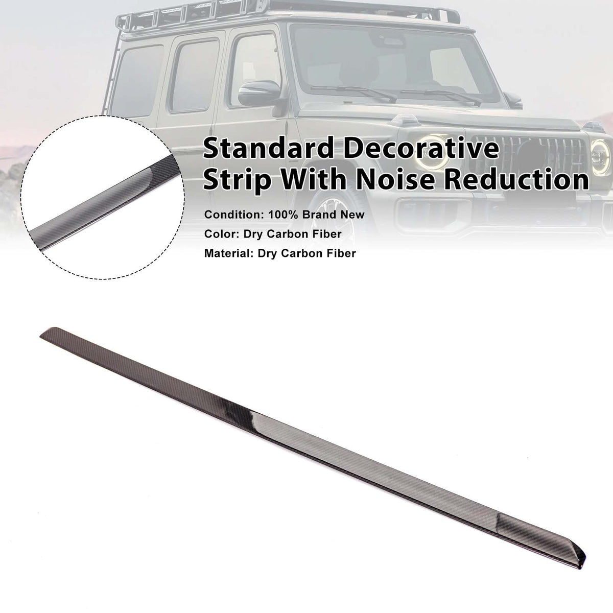 2019-2023 Mercedes Benz G-Class W464 W463A 25 style Standard Decorative Strip With Noise Reduction Generic