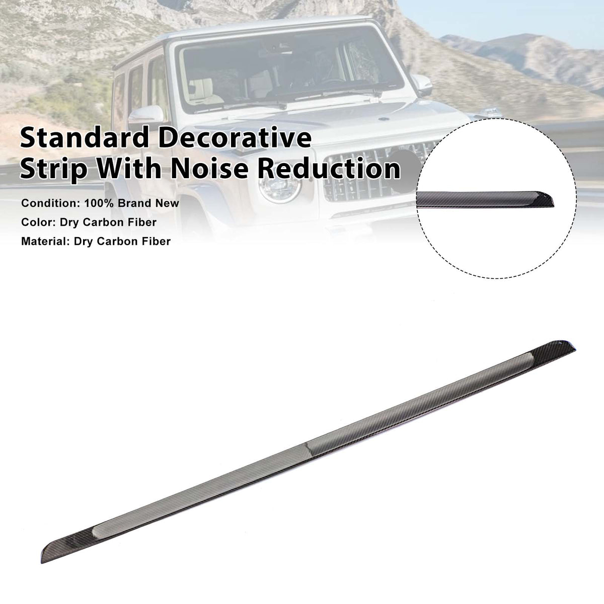 2019-2023 Mercedes Benz G-Class W464 W463A 25 style Standard Decorative Strip With Noise Reduction Generic