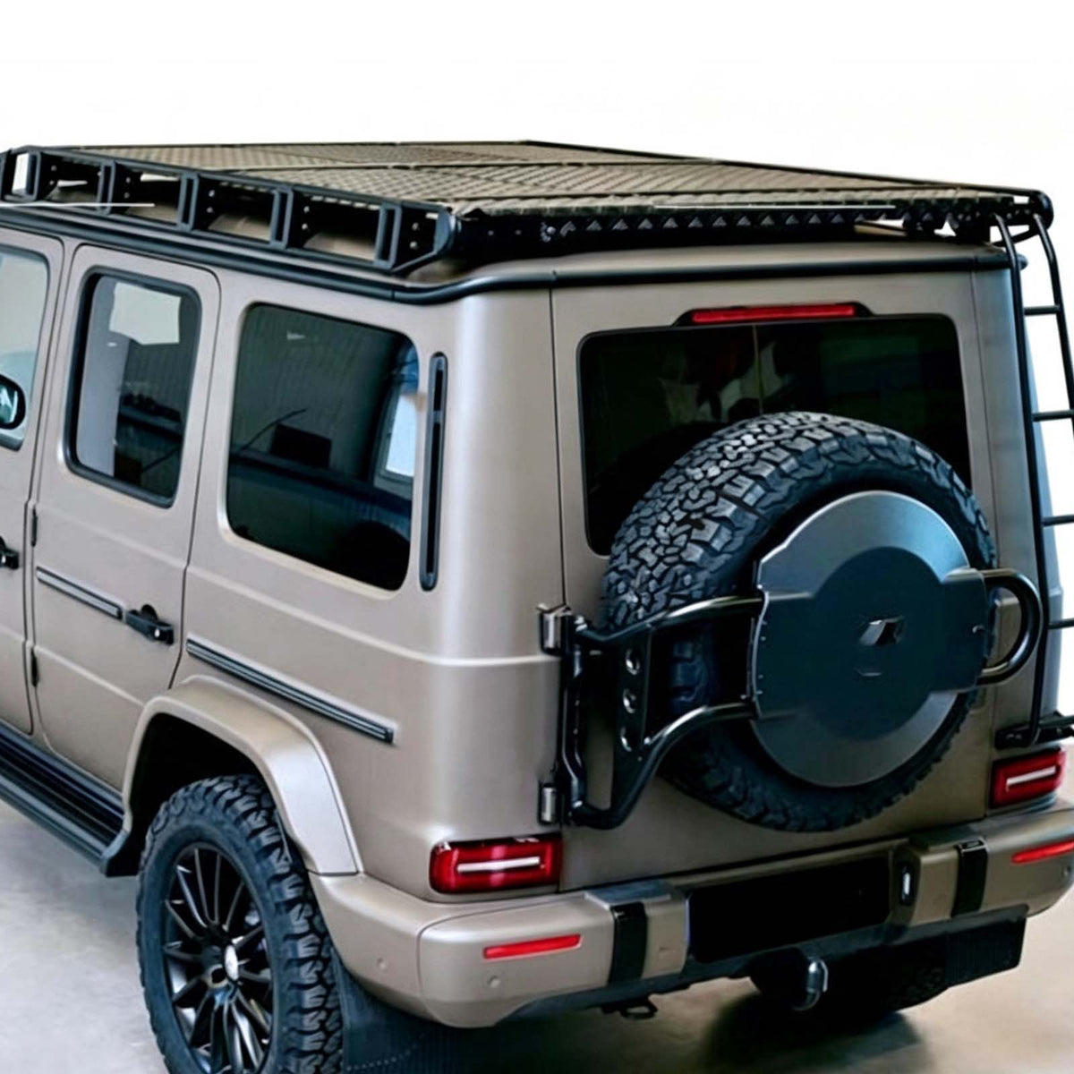 2019-2023 Mercedes Benz G-Class W464 W463A With Ladder Roof Rack Rail Cross Bar Luggage Generic