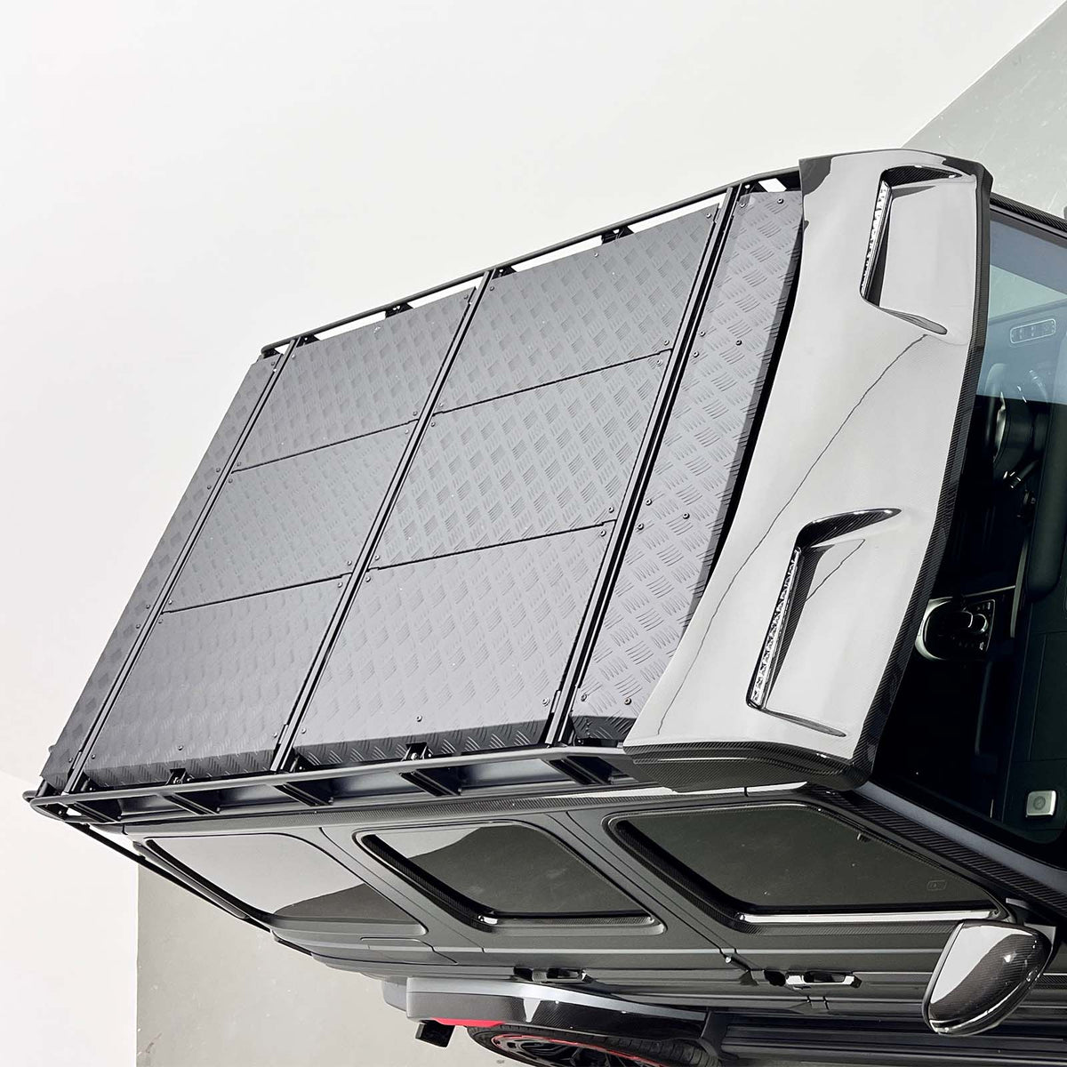 2019-2023 Mercedes Benz G-Class W464 W463A With Ladder Roof Rack Rail Cross Bar Luggage Generic
