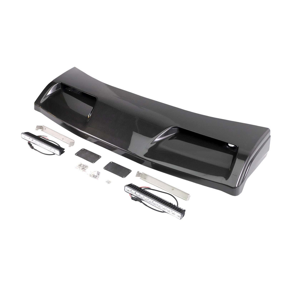 2019-2023 Mercedes Benz G-Class W464 W463A With Led Light Even Style Front Roof Spoiler Wing Generic