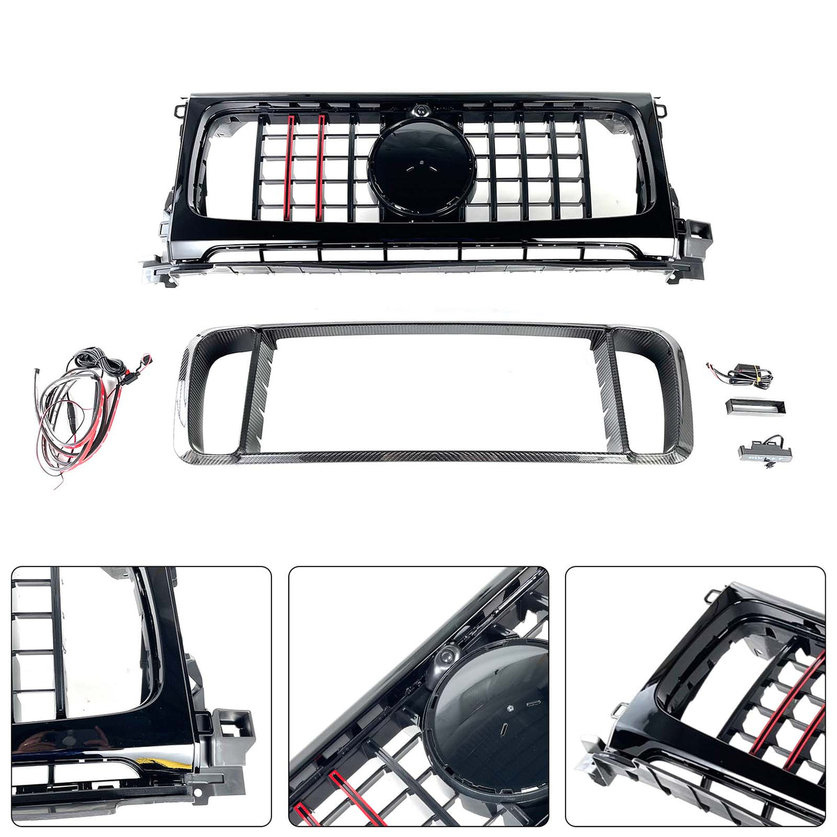2019-2023 Mercedes Benz G-Class W464 W463A B700 B800 B900 Dry Carbon Front Grille Grill Generic