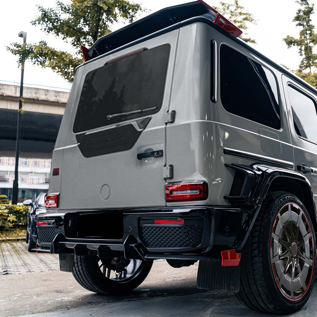 2019-2023 Mercedes Benz G-Class W464 W463A B700 B800 B900 Dry Carbon Rear Diffuser Lip Generic