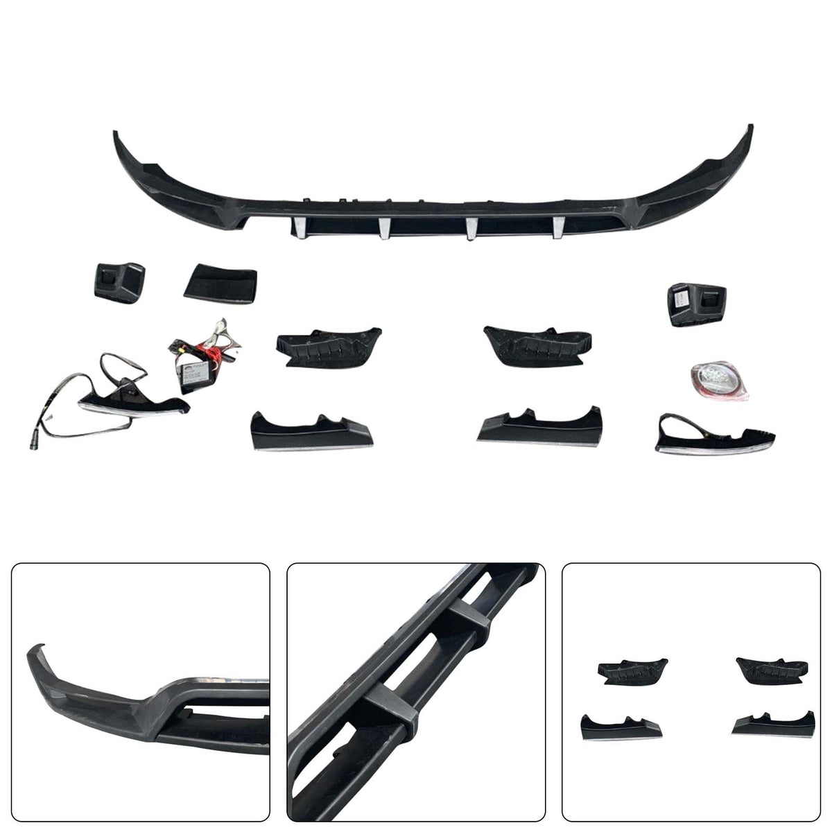 2019-2023 Mercedes Benz G-Class W464 W463A Shark Style Front Bumper Lip Generic