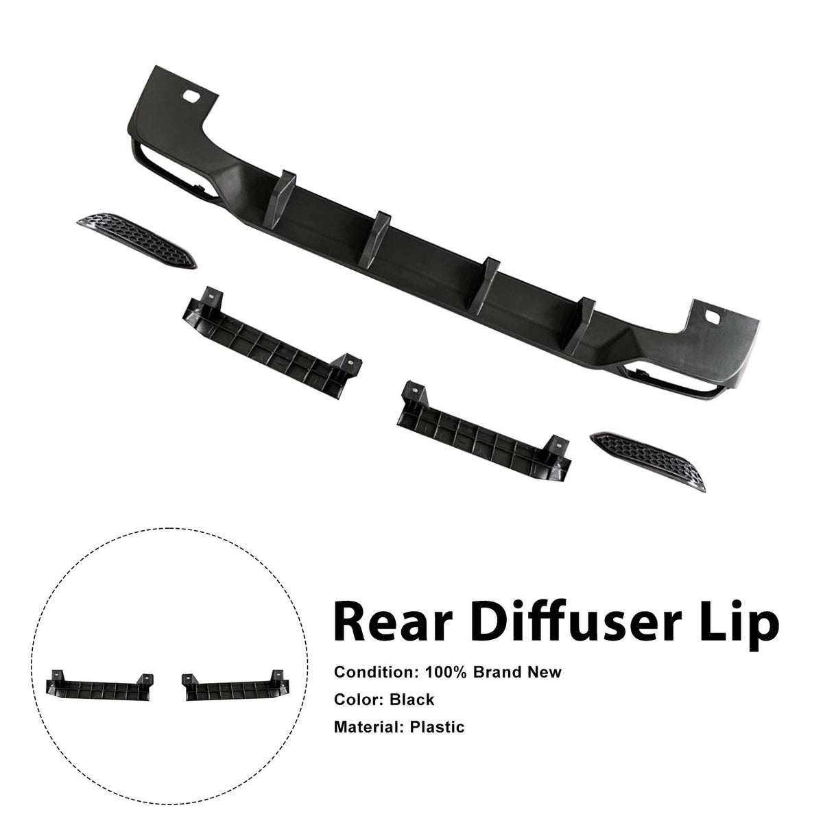 2019-2023 Mercedes Benz G-Class W464 W463A Rear Diffuser Lip Generic