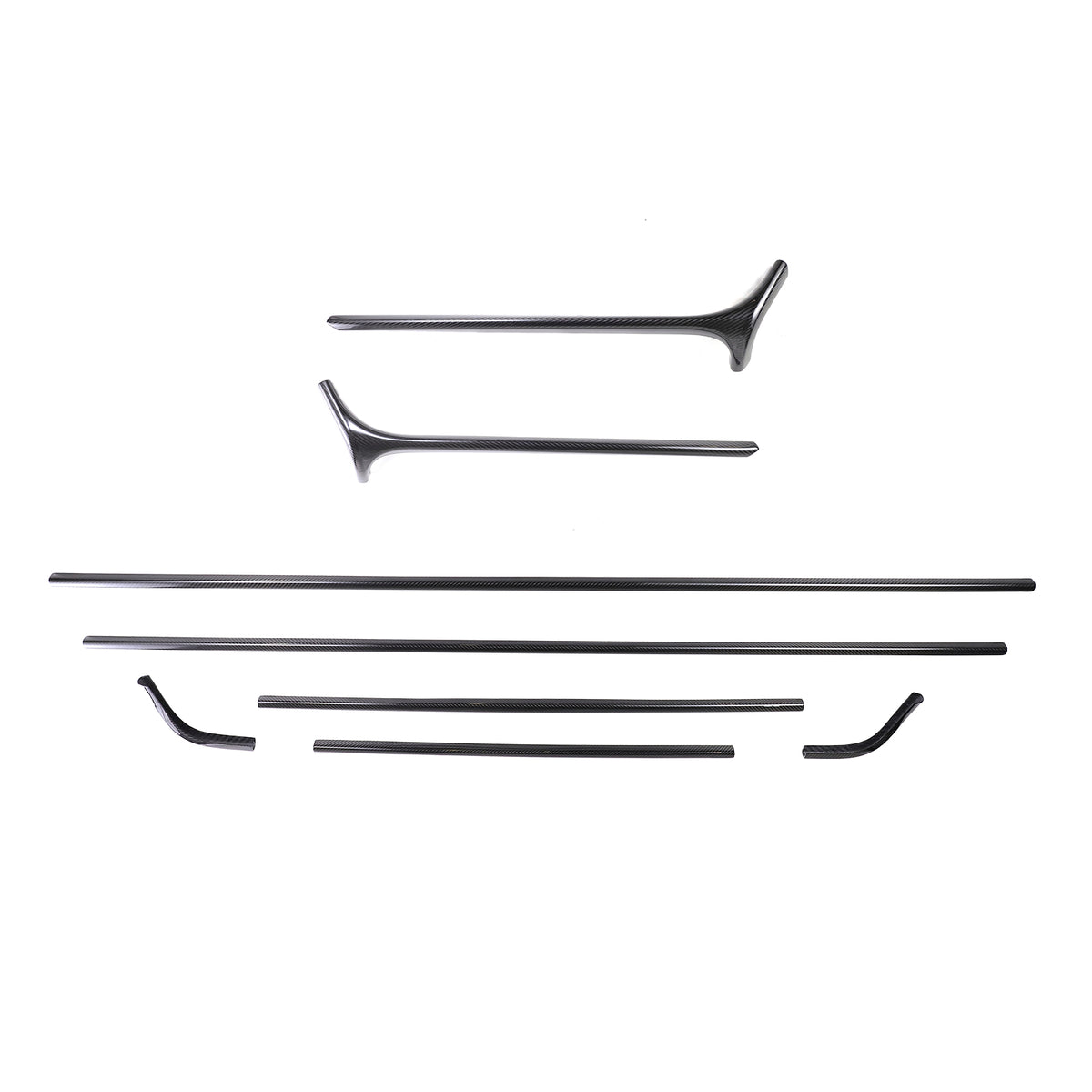 2019-2023 Mercedes Benz G-Class W464 W463A Carbon Fiber Roof Strip Trim Generic