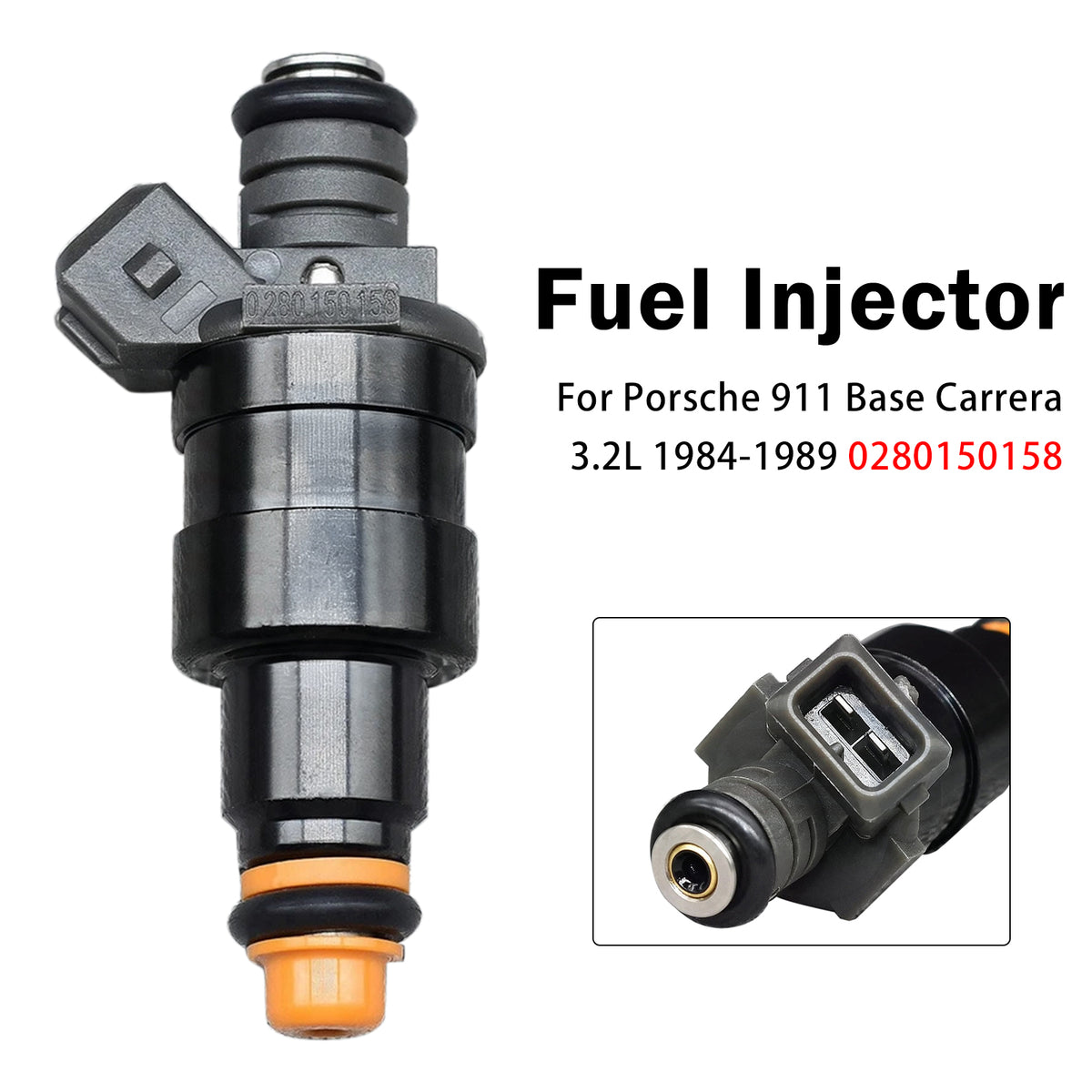 1984-1989 Porsche 911 Carrera 3.2L NA 1Pcs Fuel Injector 930 606 120 00 FJ11 Generic