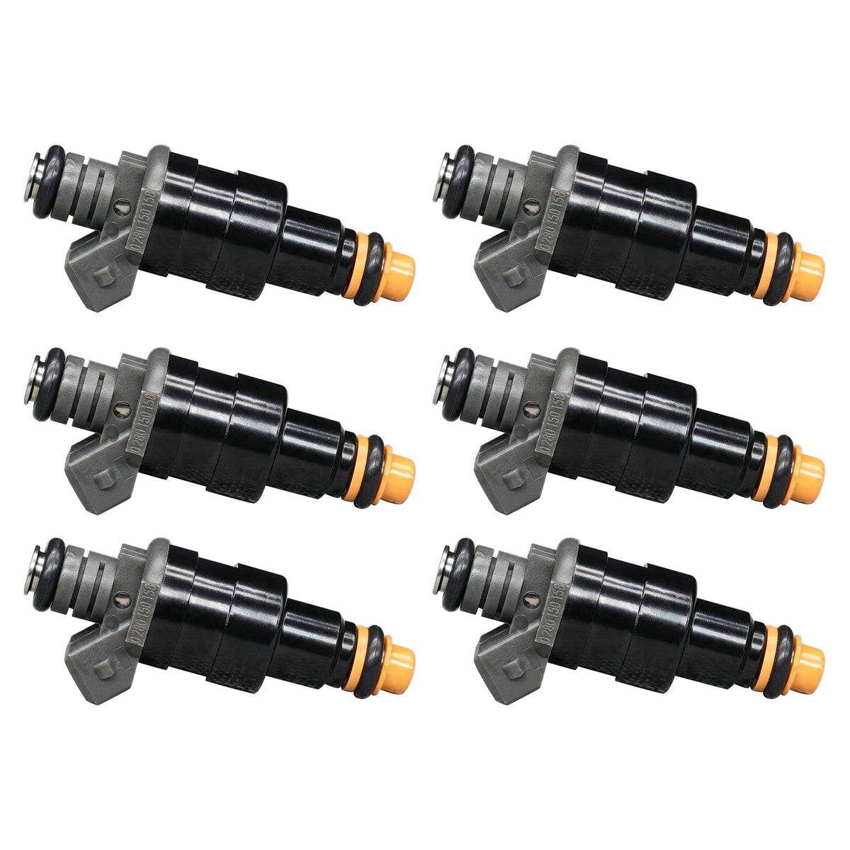 1987-1988 Porsche 924 S 2.5L NA 6Pcs Fuel Injector 0280150158 930 606 120 00 Generic