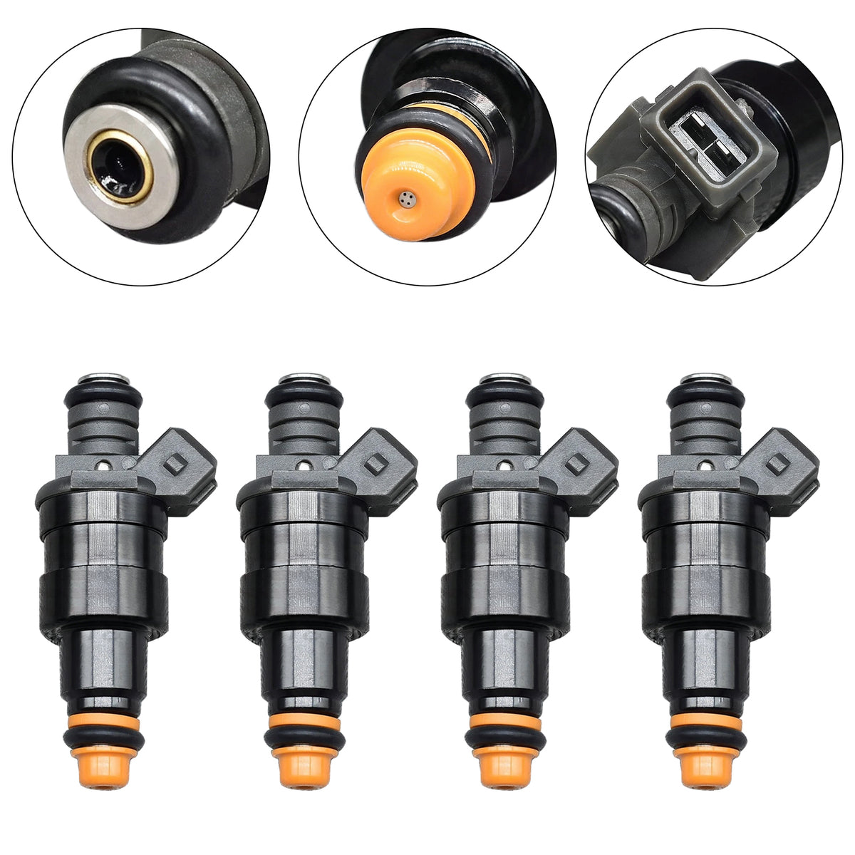 1984-1989 Porsche 911 Carrera 3.2L NA 4Pcs Fuel Injector 832-12101 FJ11 Generic