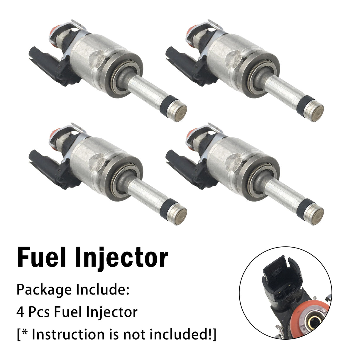 2017-2021 Volvo S90 T5 T6 T8 2.0L L4 4Pcs Fuel Injector 31478608 31336653 Generic