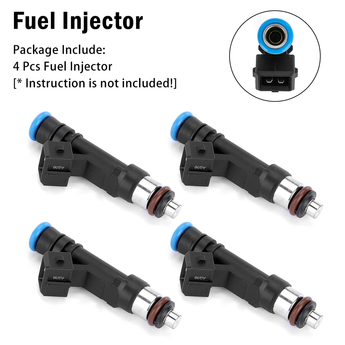 2014-2023 Opel Corsa E X15 1.4 Turbo Petrol Hatch 4Pcs Fuel Injector 2173432 FJ1150 Generic