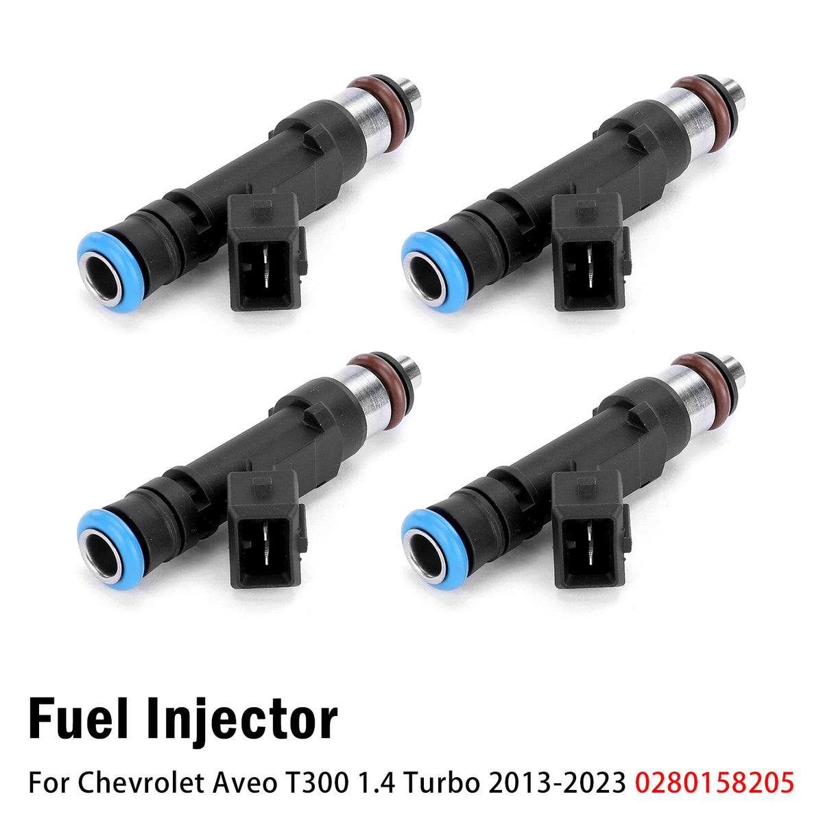 2012-2023 Chevrolet Trax 1.4 Petrol SUV 4Pcs Fuel Injector 2173432 FJ1150 Generic
