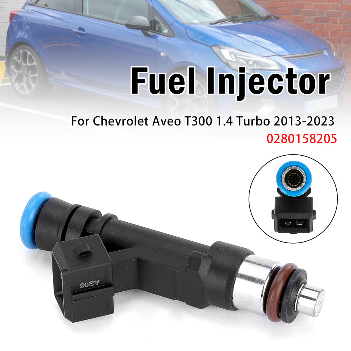 2013-2023 Vauxhall Cascada W13 1.4 Petrol Convertible 1Pcs Fuel Injector 62711 0280158205 Generic