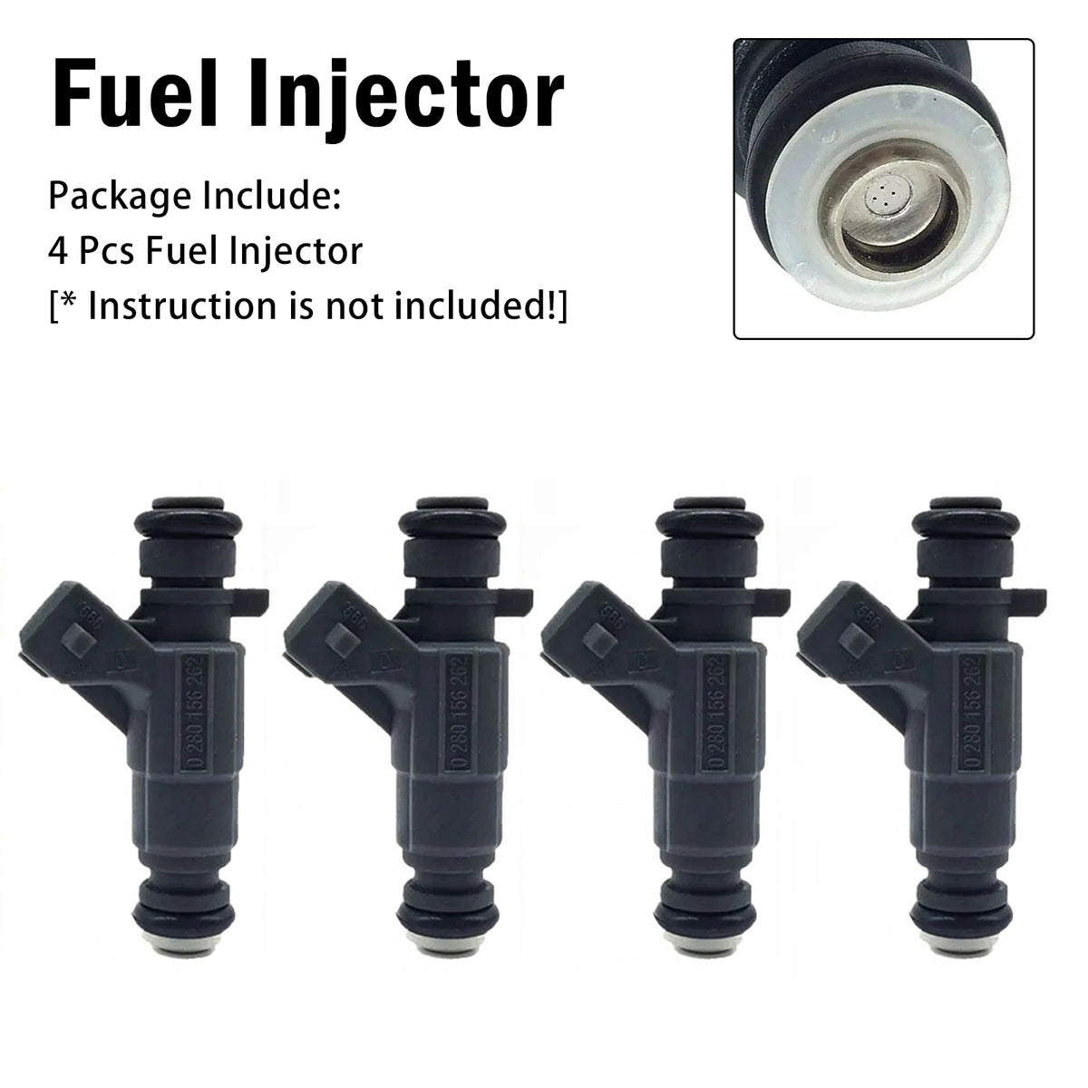 Geely CK CK2 CK3 Kingkong MK LG 4Pcs Fuel Injector 0280156262 Generic