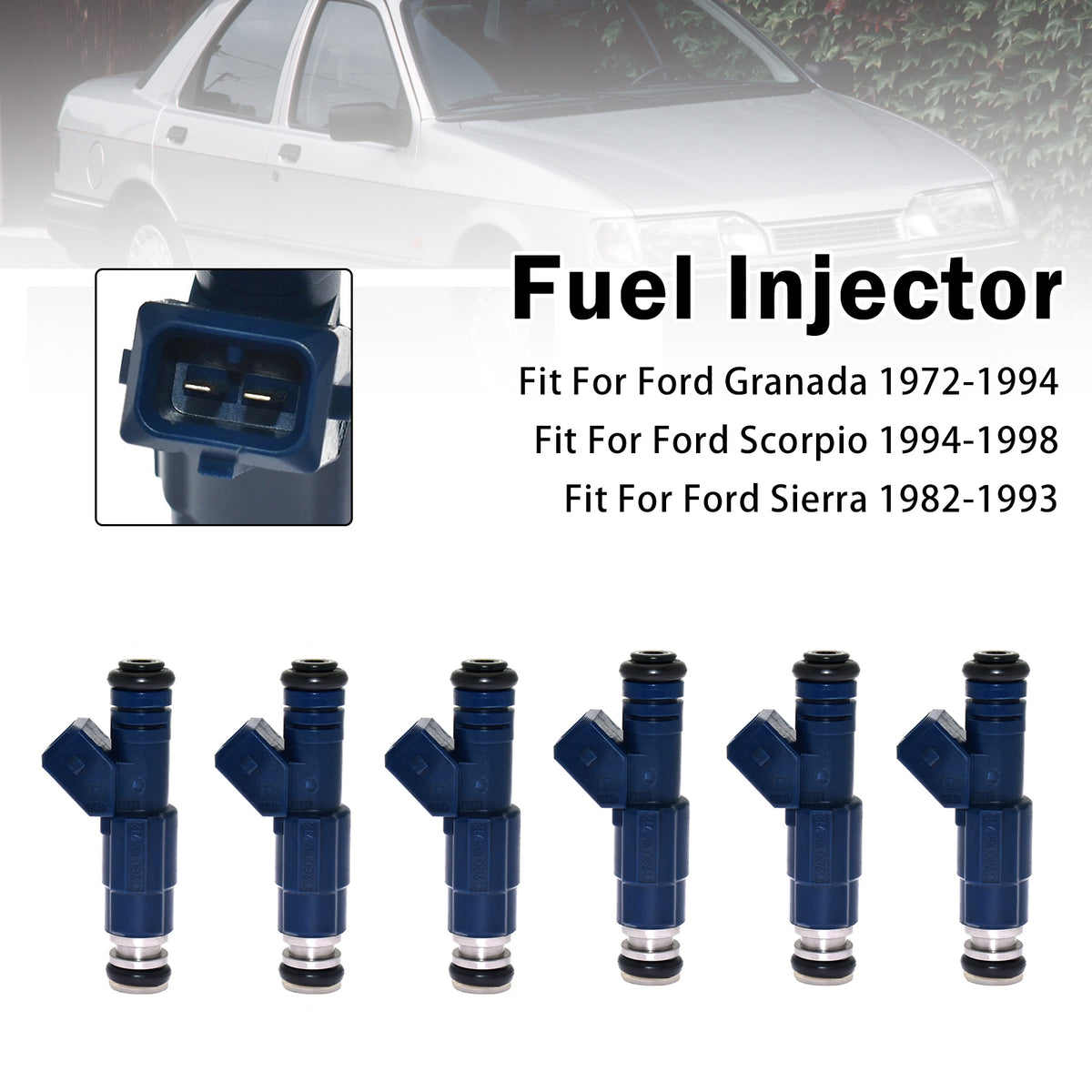 1994-1998 Ford Scorpio 6Pcs Fuel Injector 0280155712 4770392 Generic
