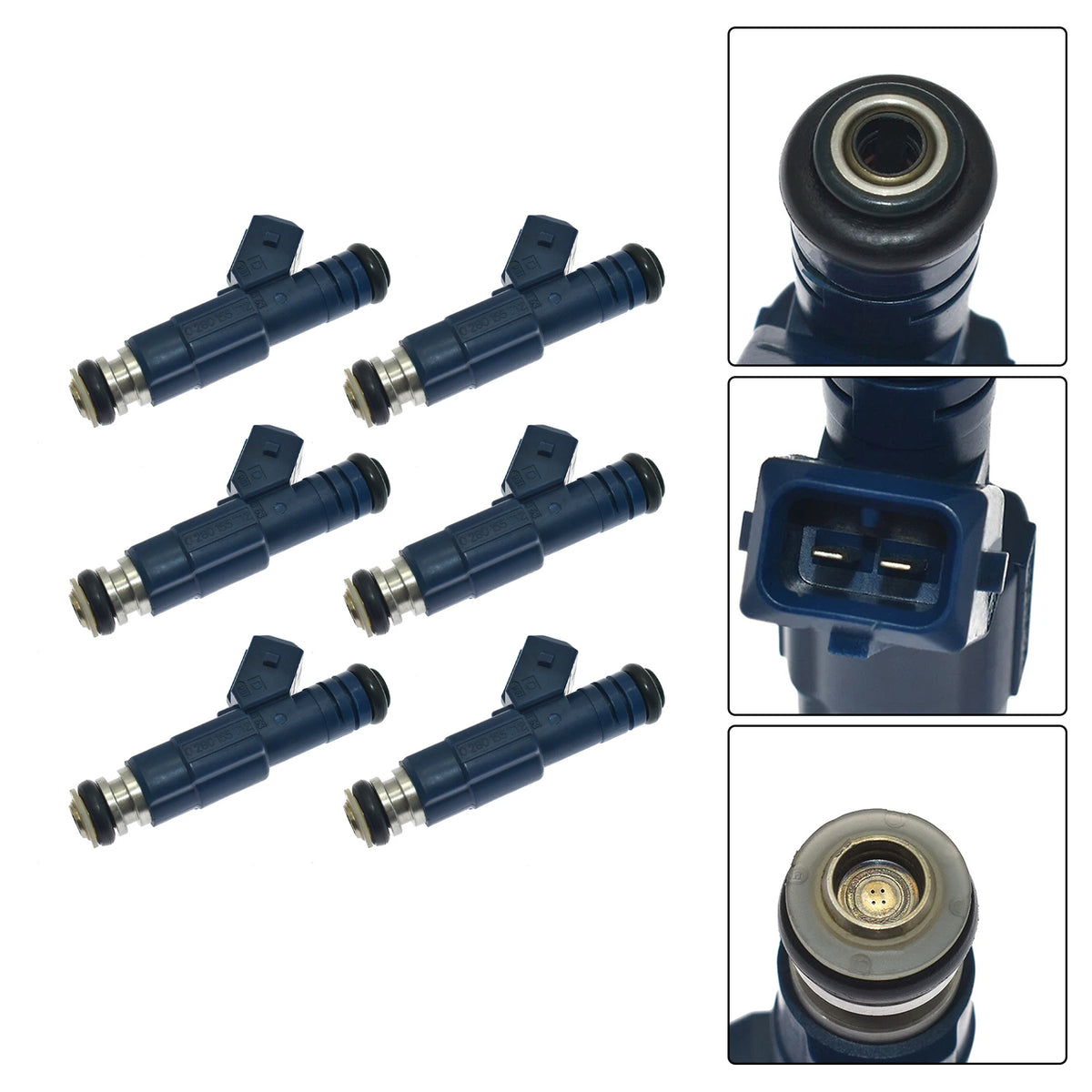 1994-1998 Ford Scorpio 6Pcs Fuel Injector 0280155712 4770392 Generic