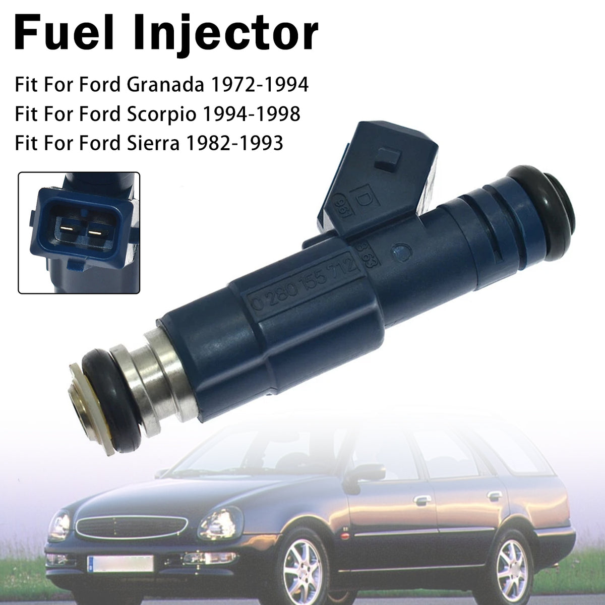1982-1993 Ford Sierra 1Pcs Fuel Injector 280155712 0280150770 Generic