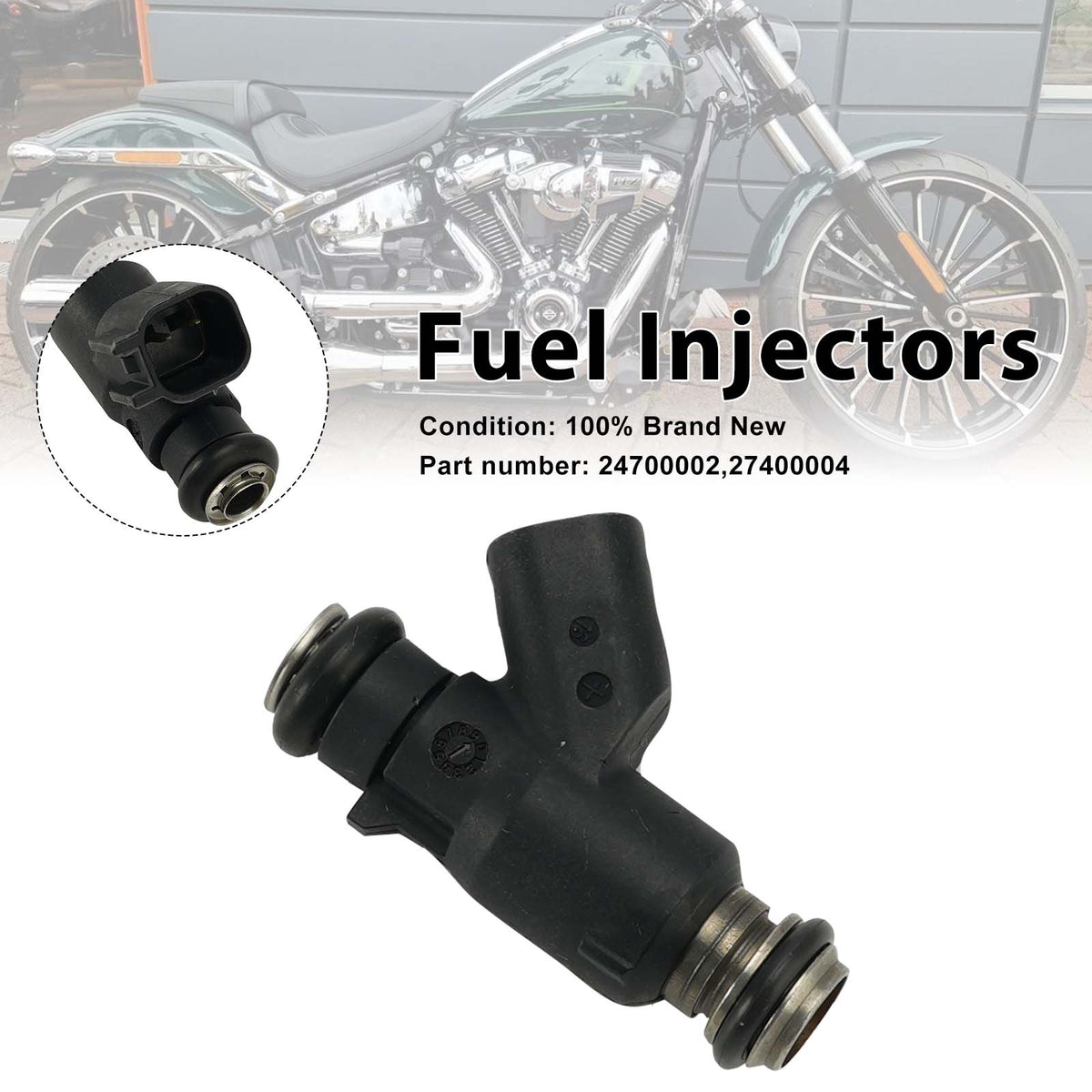 Harley SE 62mm ETC SE 58mm ETC 6.2 g/s Fuel Injectors 24700002 27400004 Generic