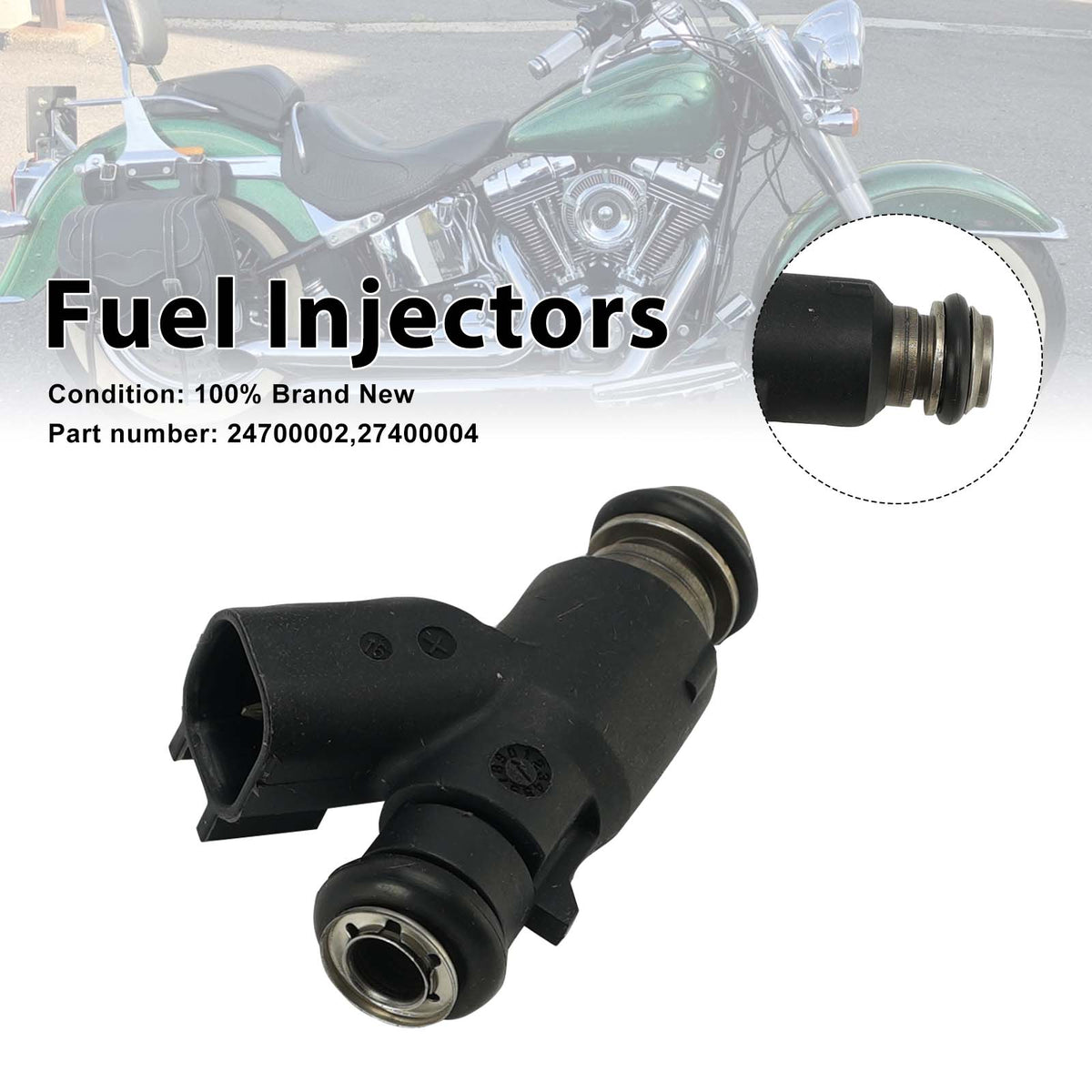 Harley SE 62mm ETC SE 58mm ETC 6.2 g/s Fuel Injectors 24700002 27400004 Generic