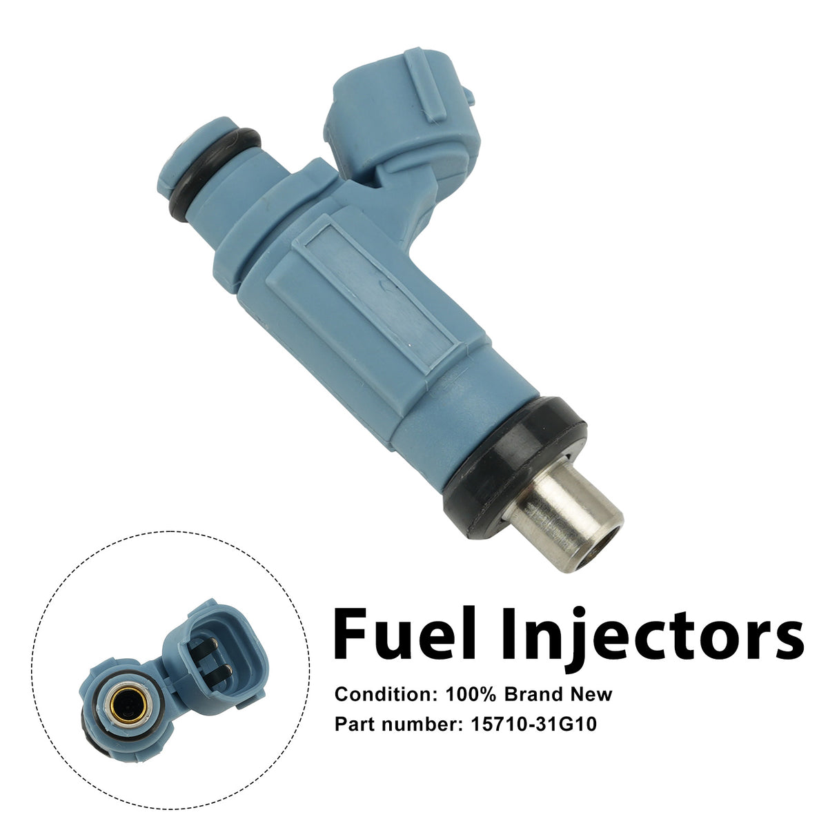 2014-2020 Suzuki King Quad 750 (LT-A750X/C/Z/XP/XPC/XPZ/XC Models) Fuel Injectors 15710-31G10 Generic
