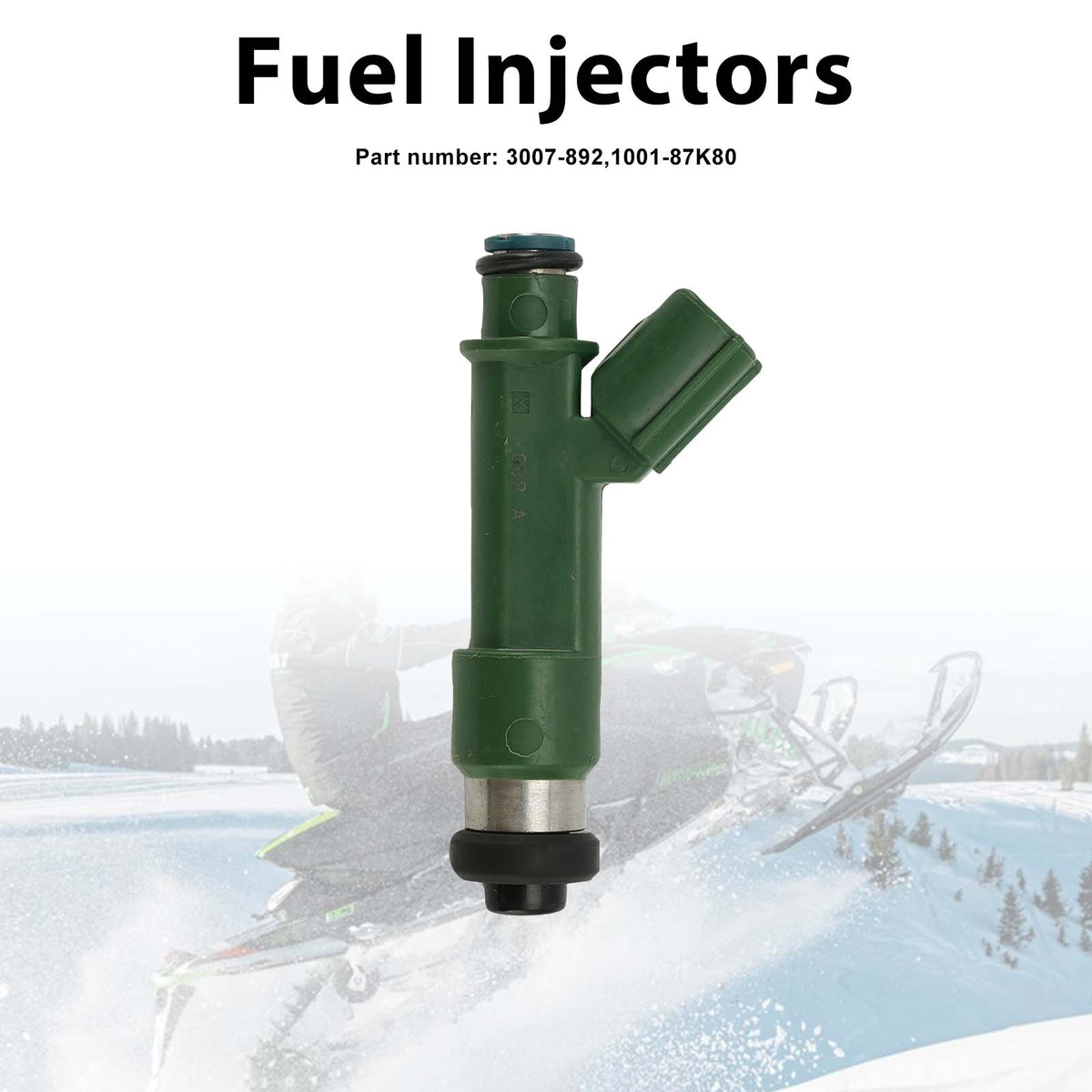 2010-2017 Arctic Cat ZR, XF, M, CFR, F, & CF8 models with Suzuki 800 H.O Fuel Injectors 3007-892 1001-87K80 Generic