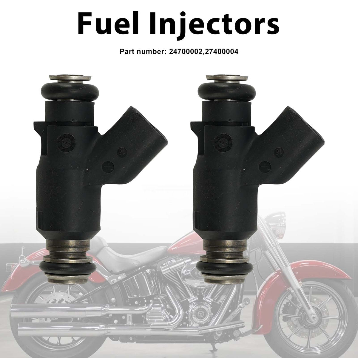 Harley SE 62mm ETC SE 58mm ETC 6.2 g/s 2PC Fuel Injectors 24700002 27400004 Generic