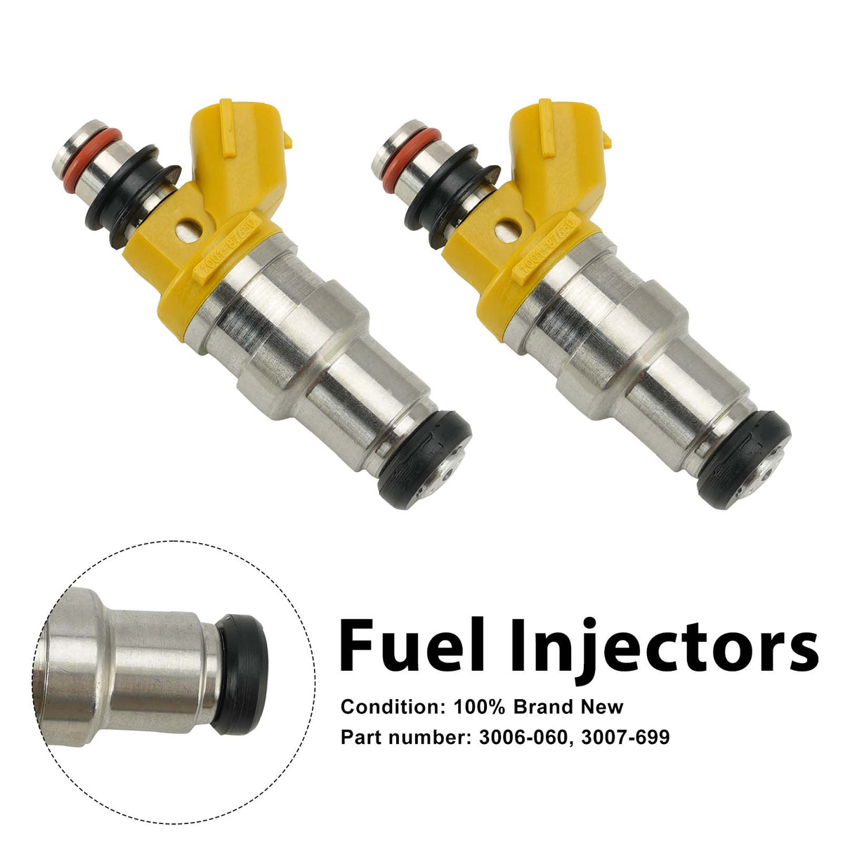 Arctic Cat Snowmobile F8 2PC Fuel Injectors 3006-060 3007-699 Generic