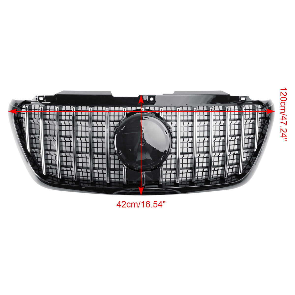 2018 Mercedes Benz Sprinter W907 W910 .02-2023 GTR Style GT-Style Front Bumper Grille Grill A 910 885 14 01 A 910 885 11 01 Generic
