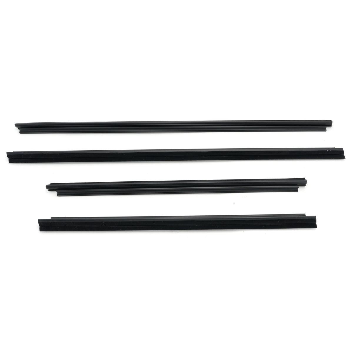 2009-2013 Toyota Corolla 4Pcs Inner Door Window Glass Weatherstrip 68173-12310 68171-12340 Generic