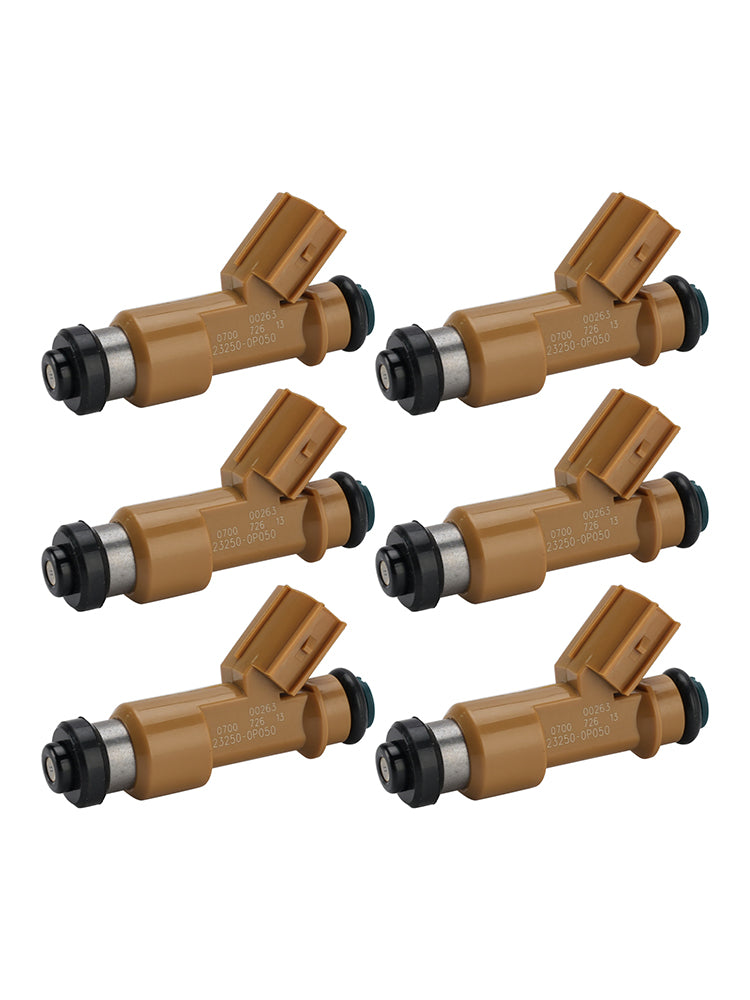 Toyota REIZ GRX122L- AETQKC 2.5L 24-VALVE DOHC EFI ATM 6Pcs Fuel Injector 23250-0P050 23209-0P050 Generic