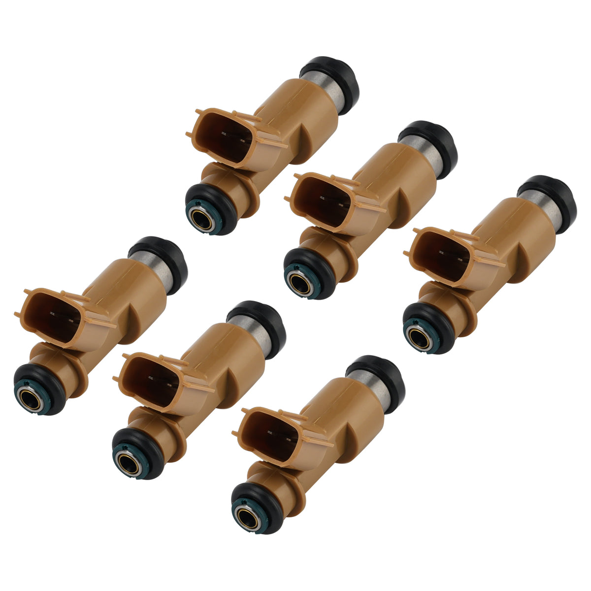 Toyota CROWN GRS188L DETBKC 2.5L 24-VALVE DOHC EFI ATM 6Pcs Fuel Injector 23250-0P050 23209-0P050 Generic